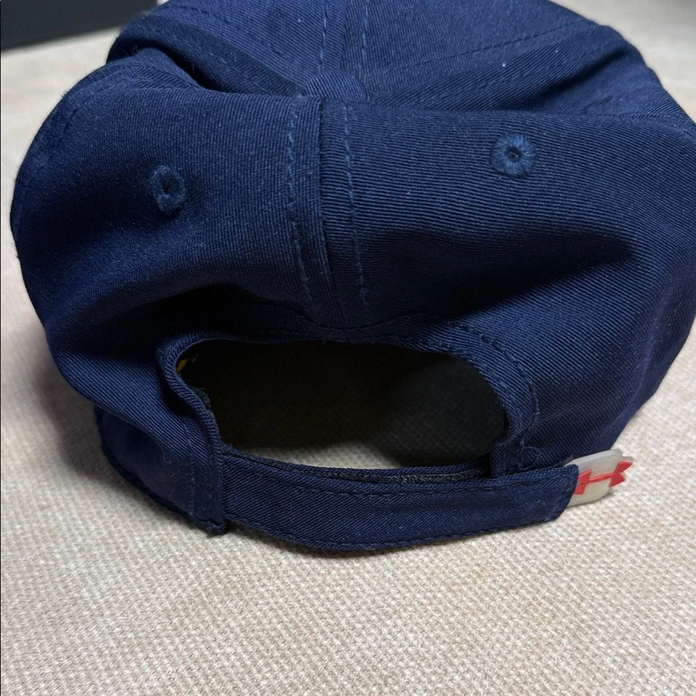 Under Armour Navy Blue Hat with American Flag Logo